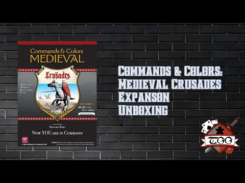 Commands & Colors: Medieval – Crusades Expansion Unboxing | New Units & Scenarios