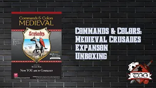 Commands & Colors: Medieval – Crusades Expansion Unboxing | New Units & Scenarios