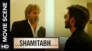 Amitabh shows his ugly | Shamitabh | Movie Scene