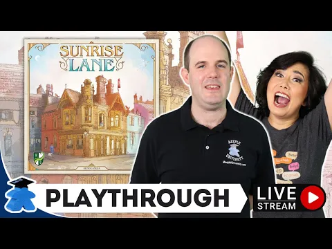 Sunrise Lane - Live Playthrough Board Game and Giveaway