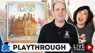 Sunrise Lane - Live Playthrough Board Game and Giveaway