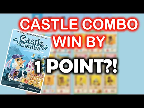 Castle Combo EXTREMELY CLOSE GAME Win By 1 Point! | Board Game Arena