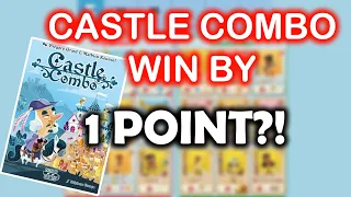 Castle Combo EXTREMELY CLOSE GAME Win By 1 Point! | Board Game Arena