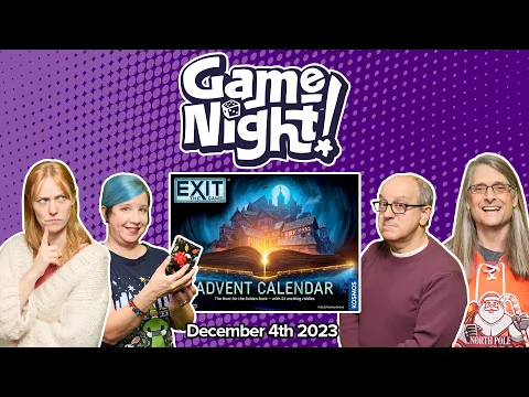GameNight! 24 Days of Christmas - Exit: The Game Advent Calendar The Hunt for the Golden Book Day 4