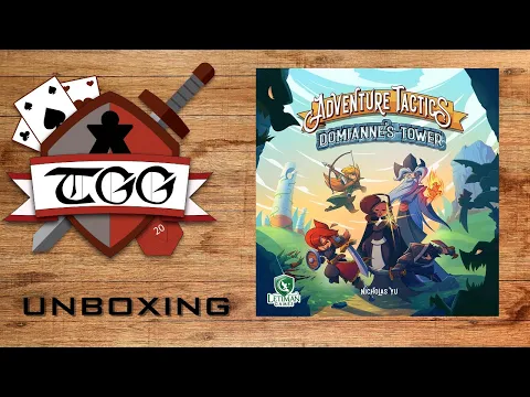 Adventure Tactics: Domianne's Tower Board Game Unboxing