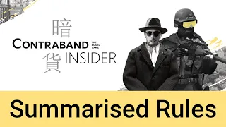 Contraband Insider Summarised Game Rules
