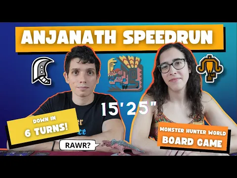 Anjanath speedrun! Monster Hunter World: The Board Game