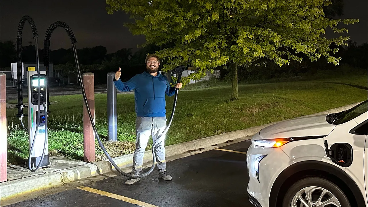 We Charge On A Kempower DC Fast Charger In America For The First Time!
