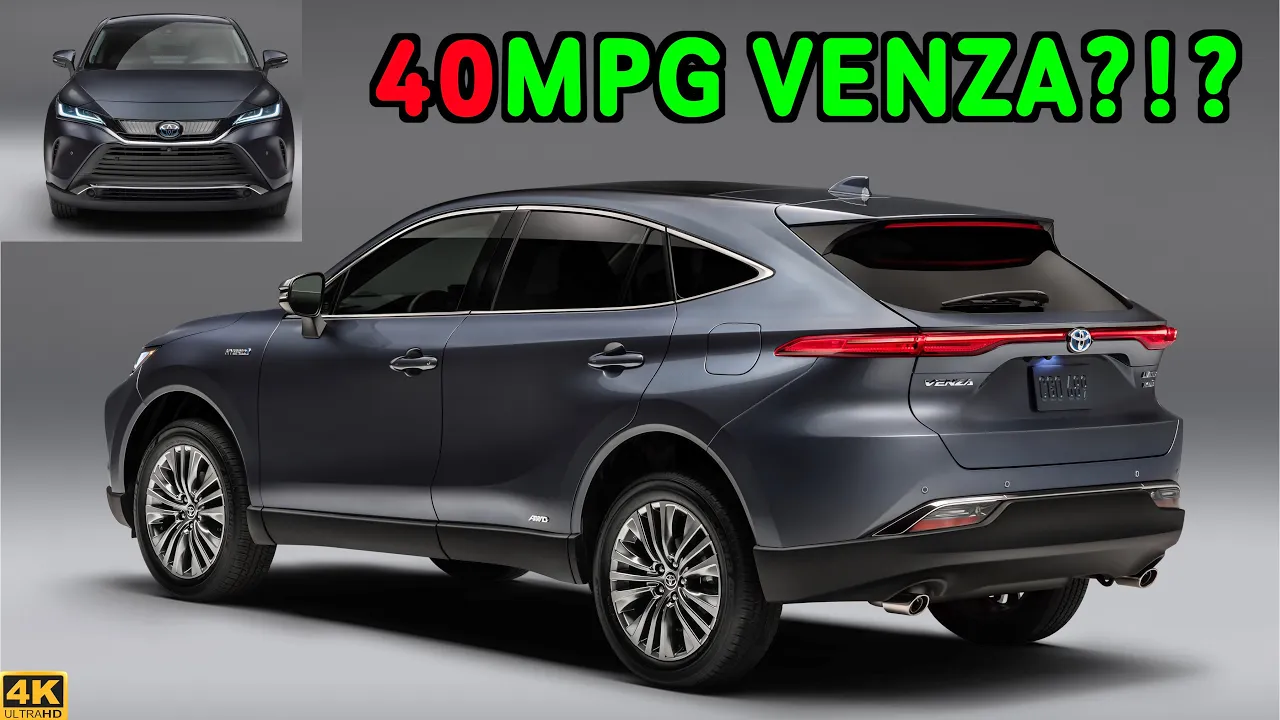 Is the ALL-NEW 2021 Toyota Venza the 40MPG Hybrid SUV You've Been Waiting For?
