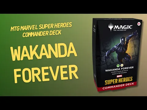 MTG Marvel Super Heroes Commander Deck Wakanda Forever | Inside with João Ricardo Ep923