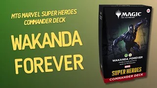 MTG Marvel Super Heroes Commander Deck Wakanda Forever | Inside with João Ricardo Ep923
