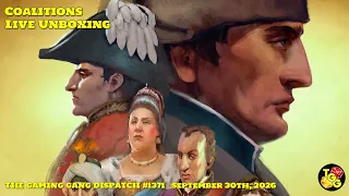 Coalitions Live Unboxing and First Look on The Gaming Gang Dispatch 1371