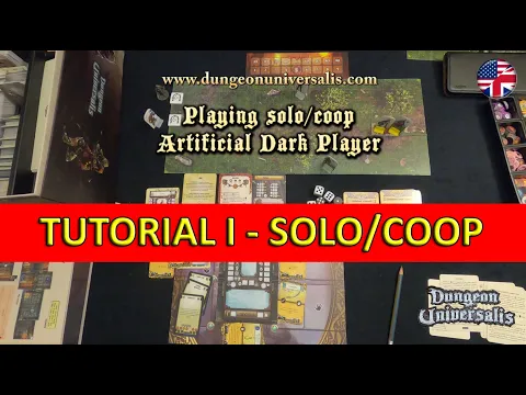 Official playthrough/Tutorial I Dungeon Universalis (solo-coop) ENGLISH