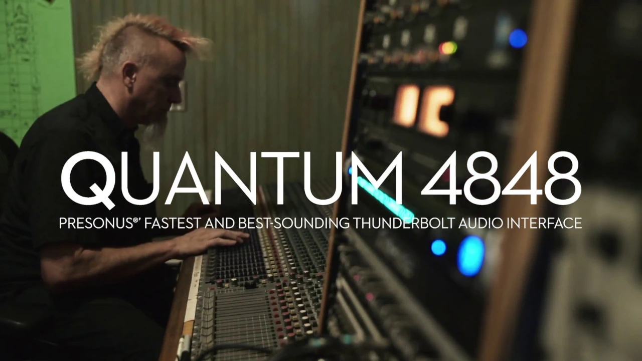 Product video thumbnail for PreSonus Quantum 4848 Thunderbolt 2 Audio Interface