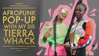 Afropunk Pop-Up with my sis Tierra Whack 🎉🎉🎉