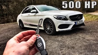 Mercedes Benz C Class REVIEW 500 HP GAD C400 POV Test Drive by AutoTopNL