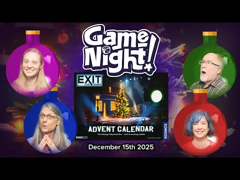 GameNight! 24 Days of Christmas Day 15 - Exit: The Game Advent Calendar - The Missing Hollywood Star