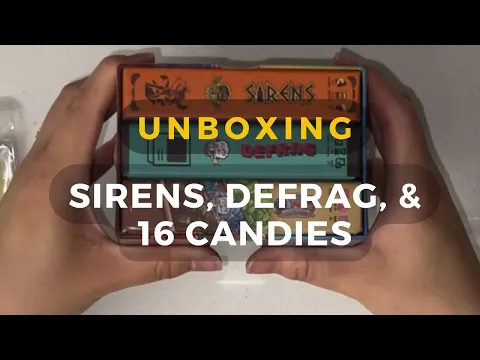 Unboxing Tiny Games Series - Sirens, Defrag, and 16 Candies | DaniCha