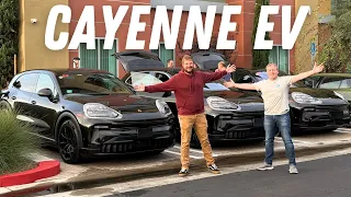 Porsche Cayenne EV Prototype Range Drive! 70-MPH Highway Cruising Shows Good Efficiency