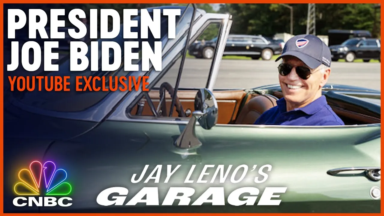 President Biden & Jay Leno Drive Electrified 1978 Ford F100 | CNBC Prime