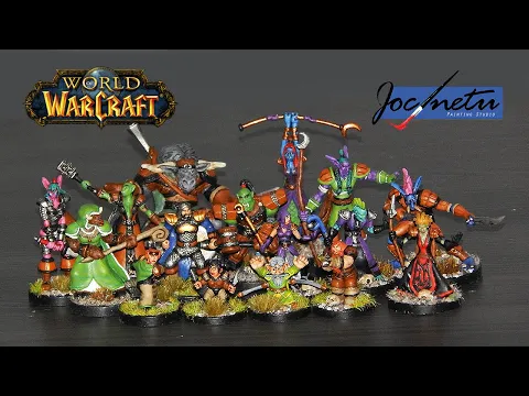 World of Warcraft: The Boardgame painted miniatures