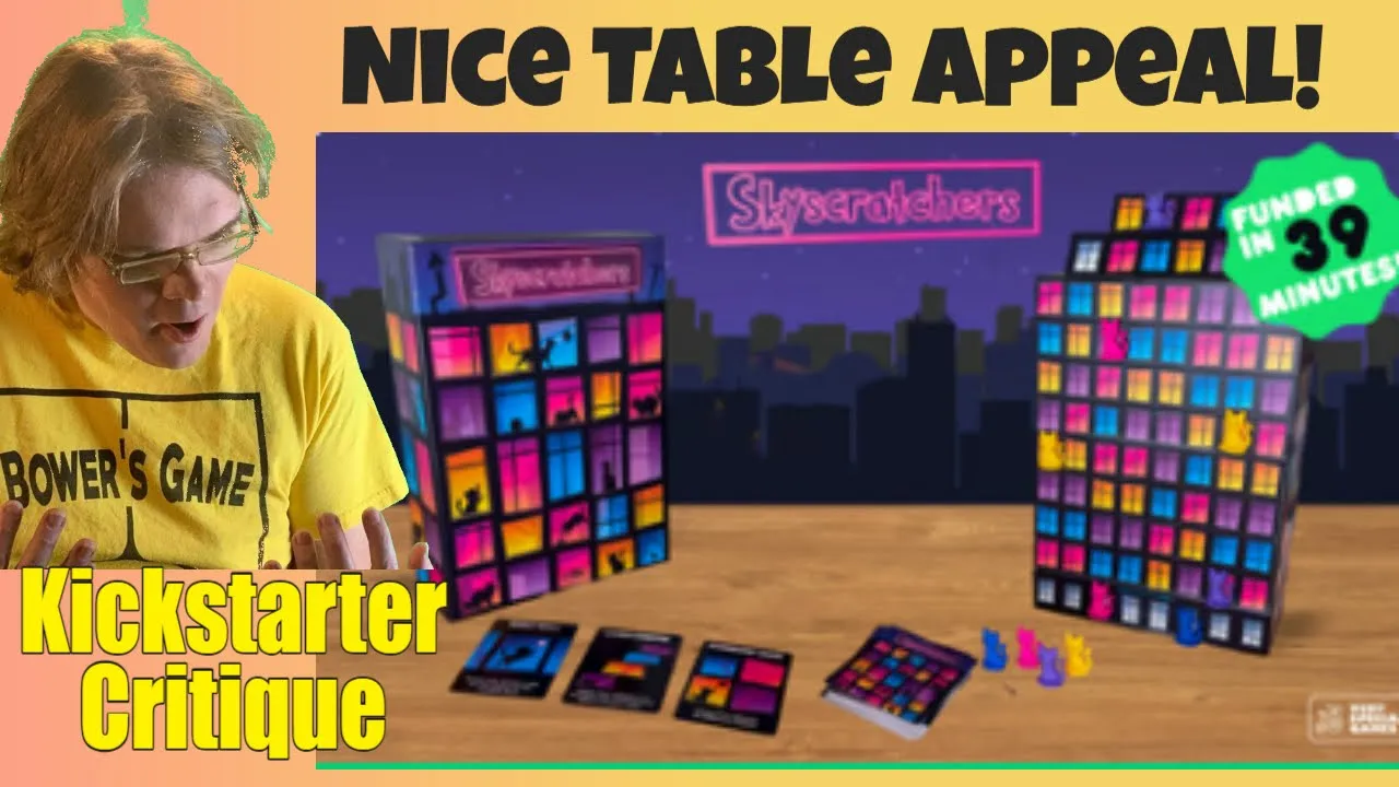 Skyscratchers: A Sneakily Strategic Game of Escaped Cats -Kickstarter Critique Review