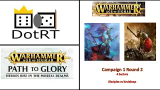 Path to Glory 1 Round 2 Disciples vs Kruleboyz