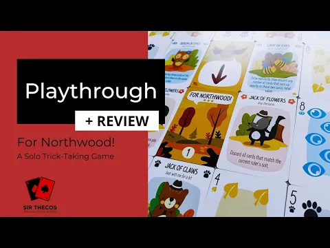 Playthrough | For Northwood! A Solo Trick-Taking Game