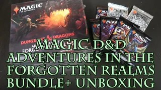 Magic D&D Adventures in the Forgotten Realms Bundle+ Unboxing