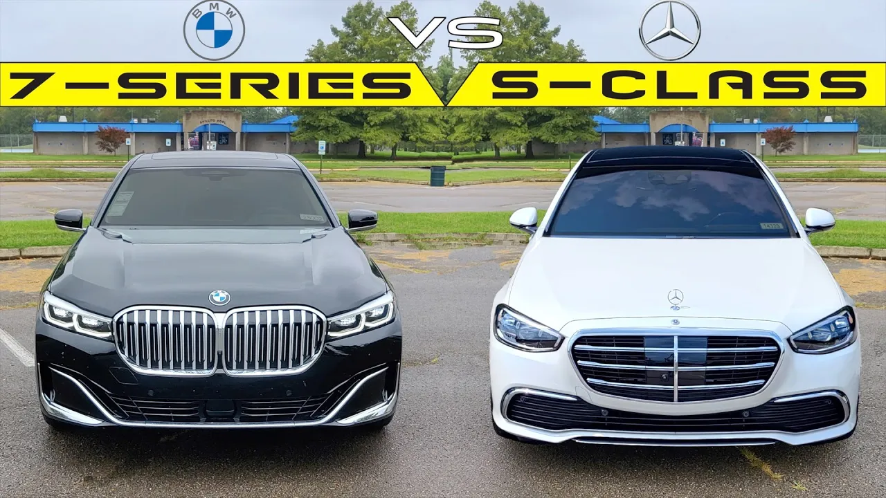 ULTIMATE LUXURY FIGHT! -- 2022 Mercedes S-Class vs. BMW 7-Series: Comparison