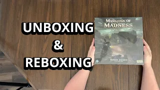Mansions of Madness: Horrific Journeys Expansion - Game Unboxing & Reboxing - What's in the Box?