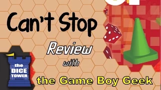 Can't Stop Review - with the Game Boy Geek