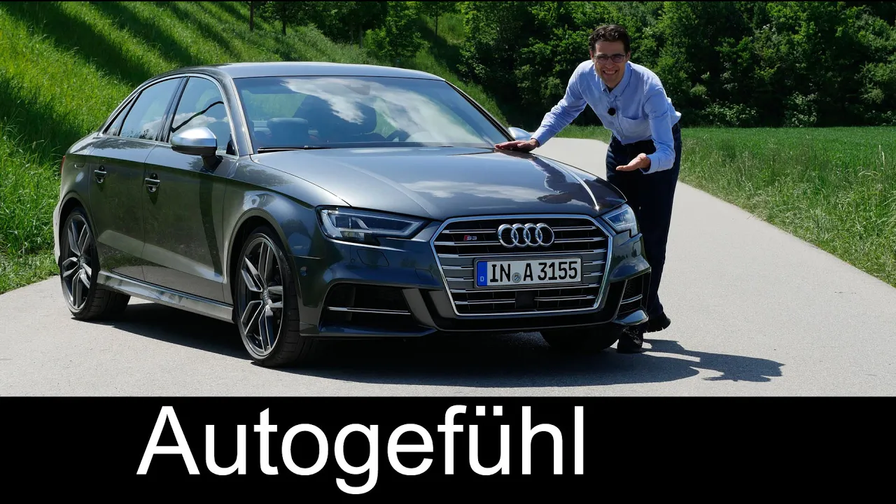 New Audi S3 sedan 310 hp FULL REVIEW test driven Audi A3 family Facelift 2017/2016