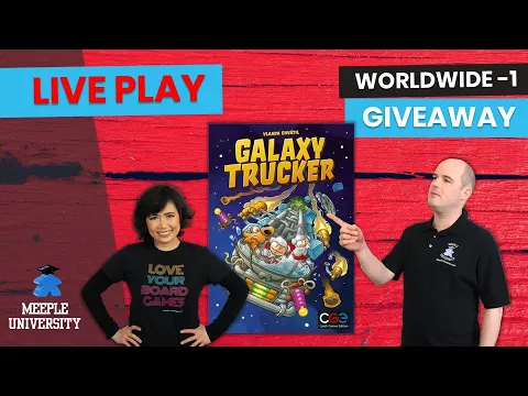 Galaxy Trucker Board Game (2021 Edition) - LIVE Playthrough & Worldwide (minus Brazil) Giveaway