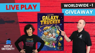 Galaxy Trucker Board Game (2021 Edition) - LIVE Playthrough & Worldwide (minus Brazil) Giveaway