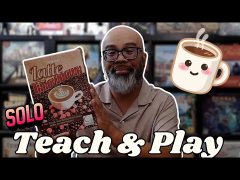Be your best barista self and create latte art in Latte Throwdown | Solo Teach & Play