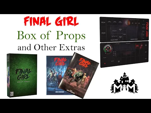 Final Girl Box of Props, Lore and Scenario Books, and Neoprene Mats