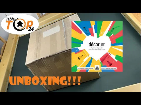 Decorum Unboxing - Tabletop24