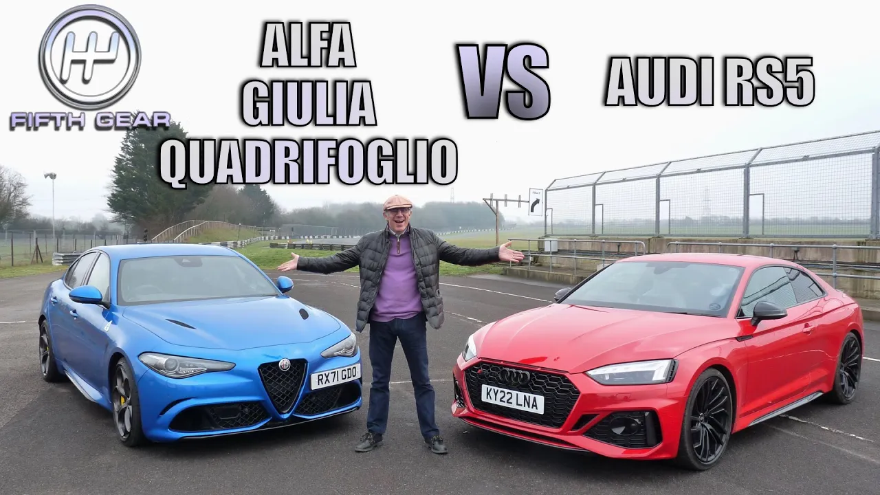 Alfa Giulia Quadrifoglio vs Audi RS5: Shoot-Out! | Fifth Gear