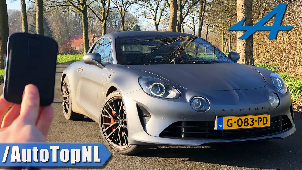 Alpine A110S REVIEW POV Test Drive on ROAD & AUTOBAHN NO SPEED LIMIT by AutoTopNL