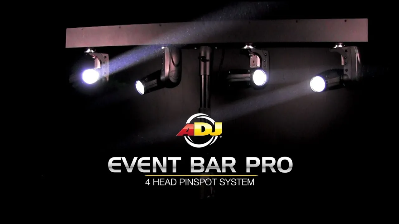 Product video thumbnail for ADJ American DJ Event Bar Pro 4x10-Watt White LED Light