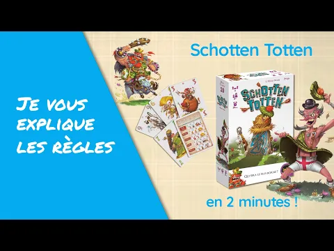 Je vous explique les règles du jeu SCHOTTEN TOTTEN en moins de 2 minutes!