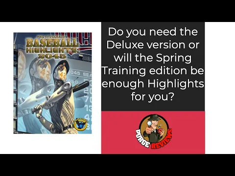 Baseball Highlights 2045 Deluxed Edition vs Spring Training by Purge Reviews