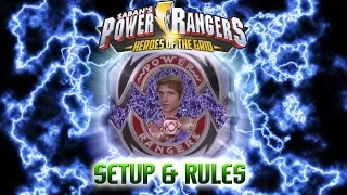 Power Rangers Heroes of the Grid Setup and Rules