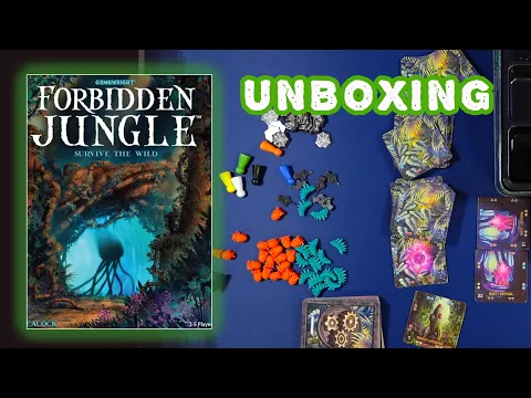 Unboxing Forbidden Jungle β Survive the Webs and Space Spiders!