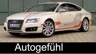 Audi new Autonomous Driving tests in Audi A7 concept Piloted Driving - Autogefühl