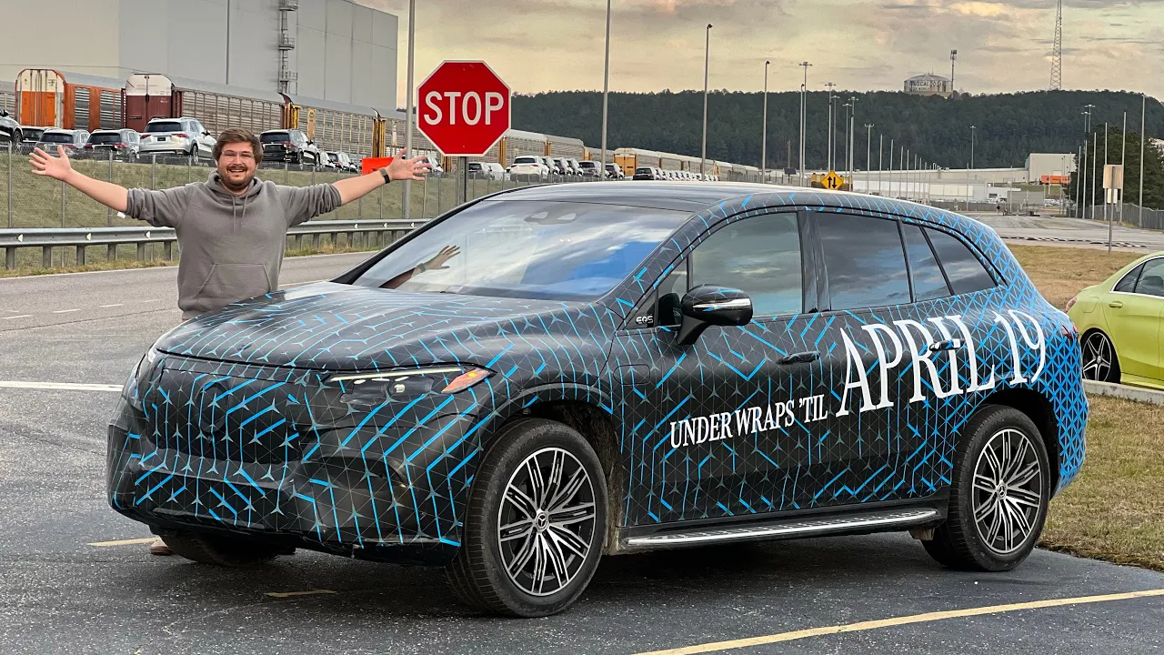 I Ride In The Electric Mercedes EQS SUV For The First Time!