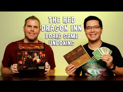 Unboxing The Red Dragon Inn - Medieval Drinking Board Game