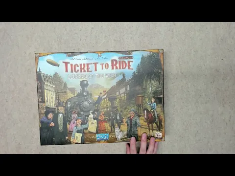 Unboxing - Ticket to Ride Legacy Legends of the West