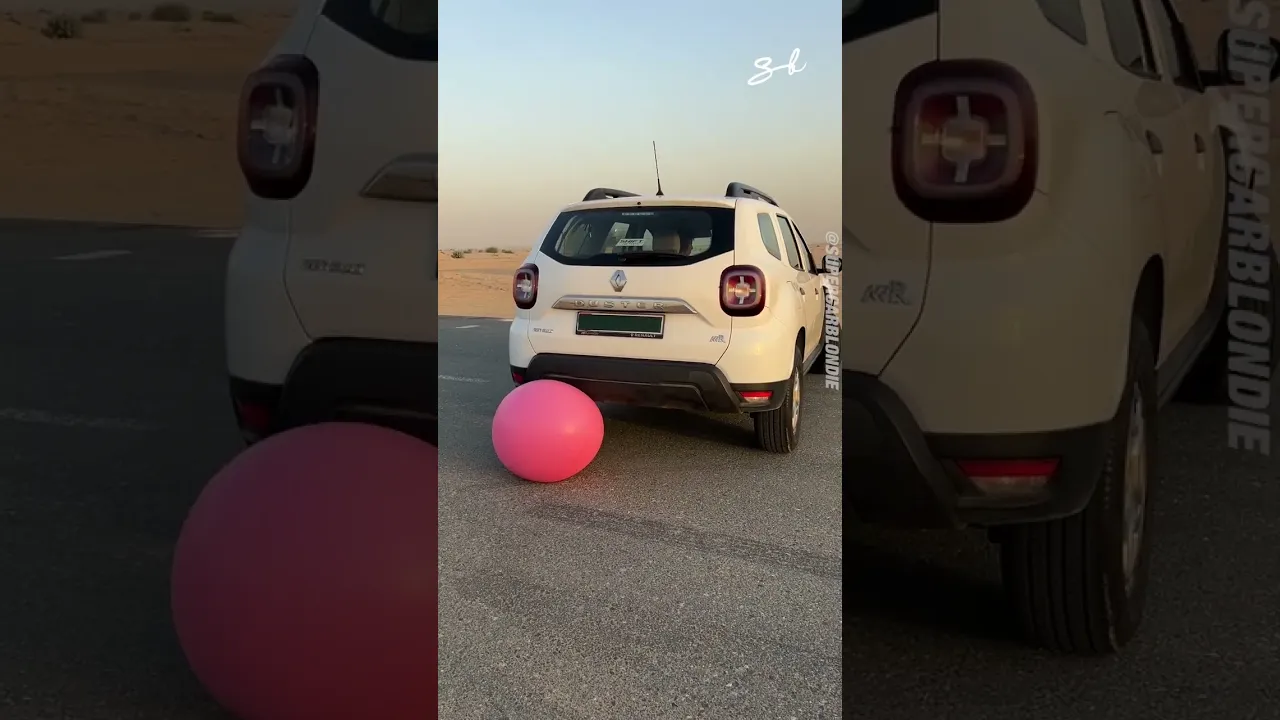 That's how we blow up balloons at Supercar Blondie 😎
